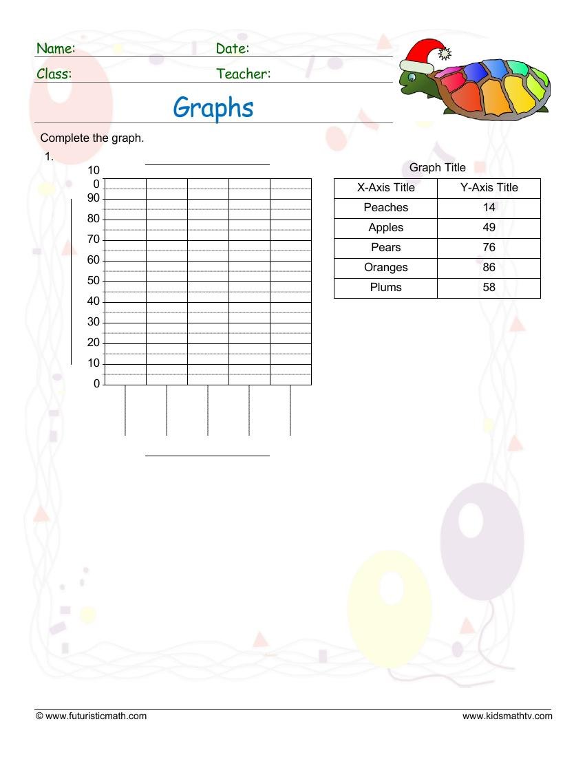 Bar Graph worksheet