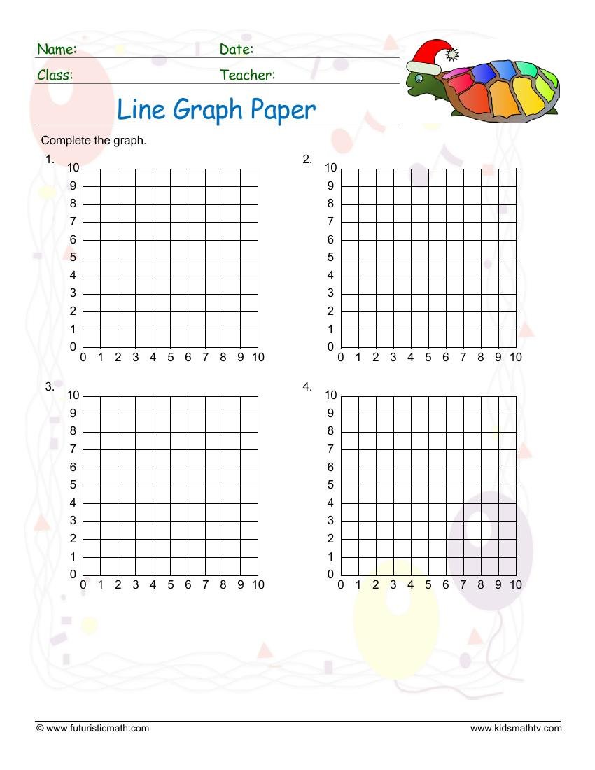 Line Graph Paper worksheet